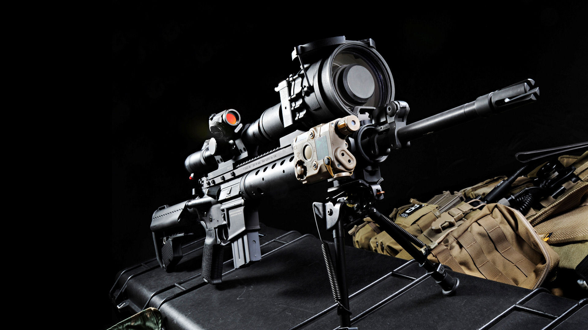 military weapons guns sniper wallpaper background