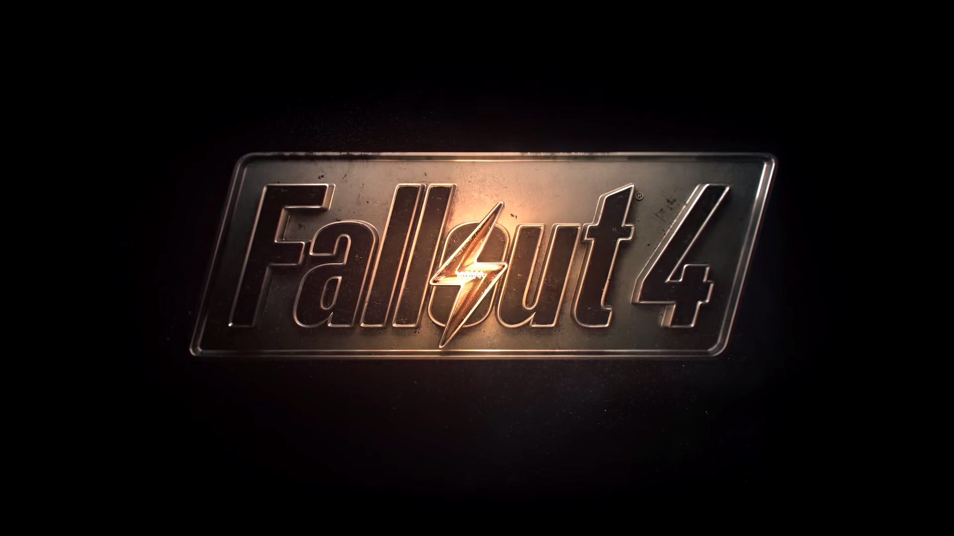 Fallout Wallpaper Logo HD Black Background