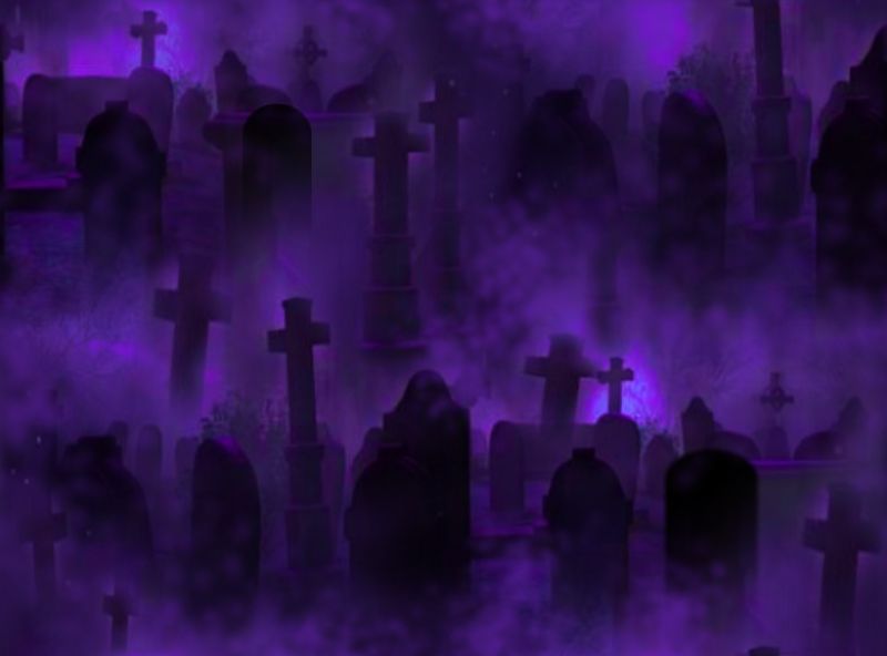 Seamless Background Graveyard For Vampire Goth Dark Sites