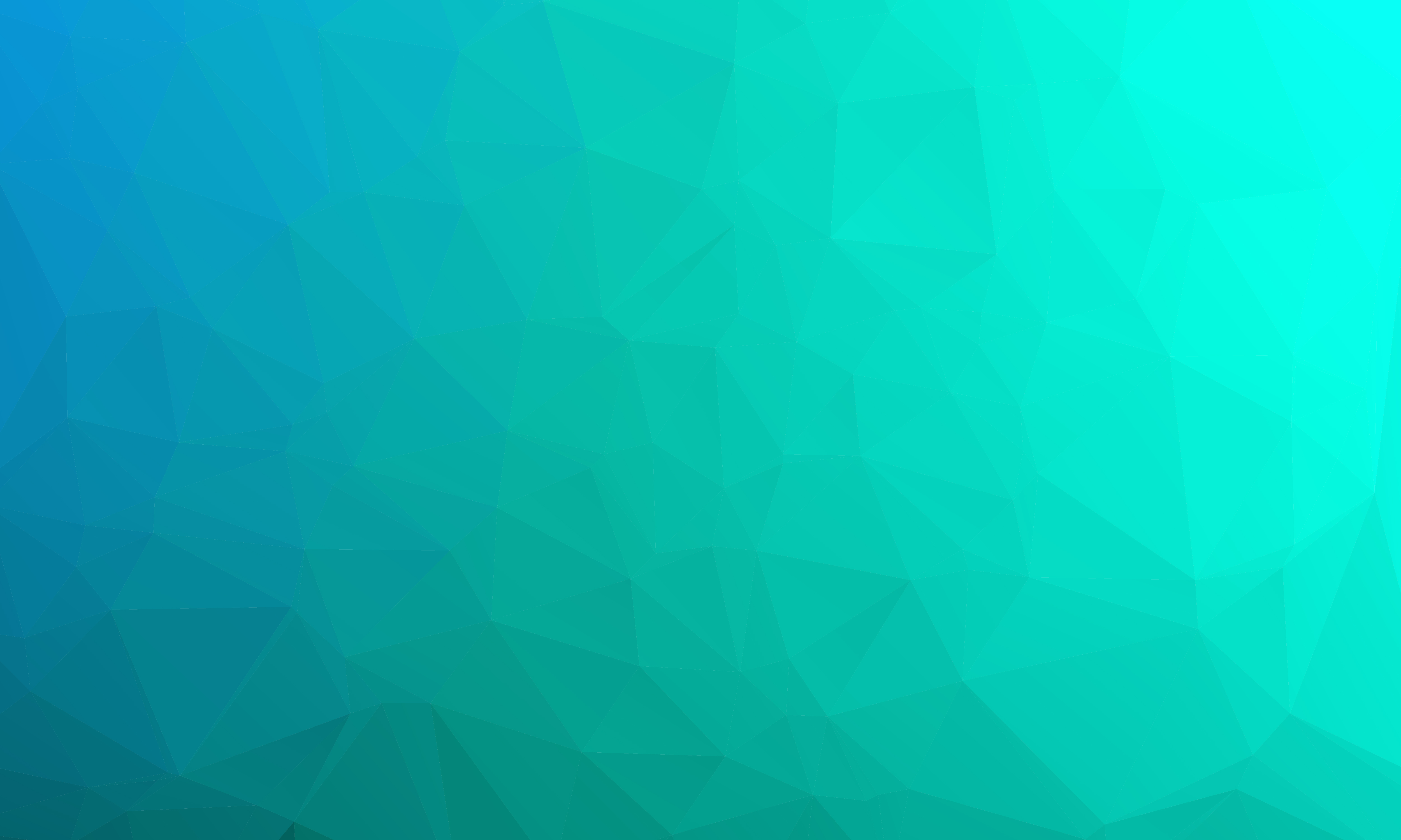 Abstract Bright Blue Geometric Background Consists Of Triangles