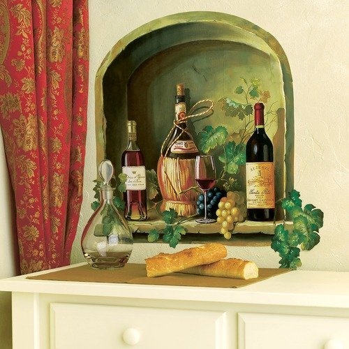 Wallies Wine Alcove Wallpaper Mural