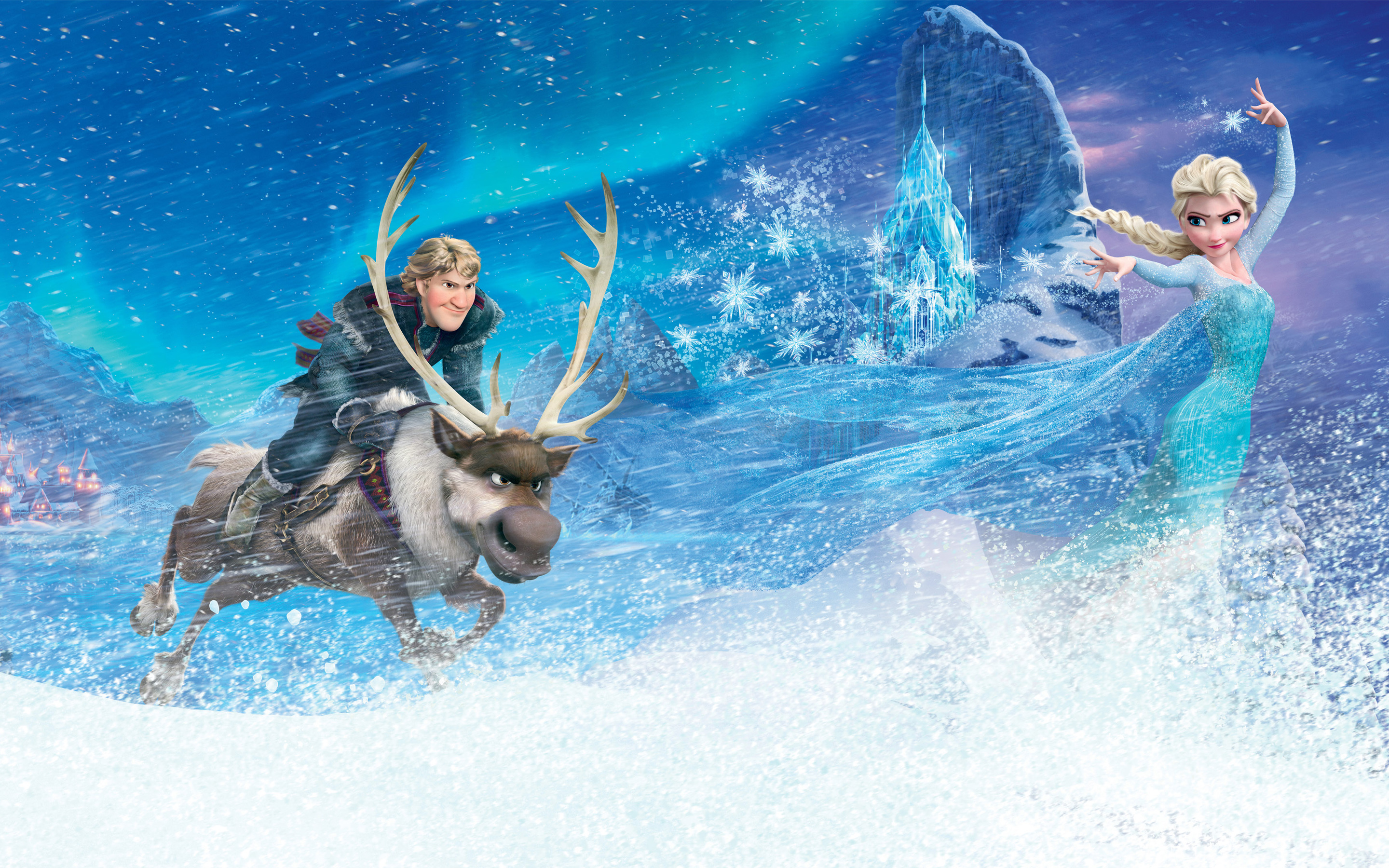 Kristoff Elsa in Frozen Wallpapers HD Wallpapers 2880x1800