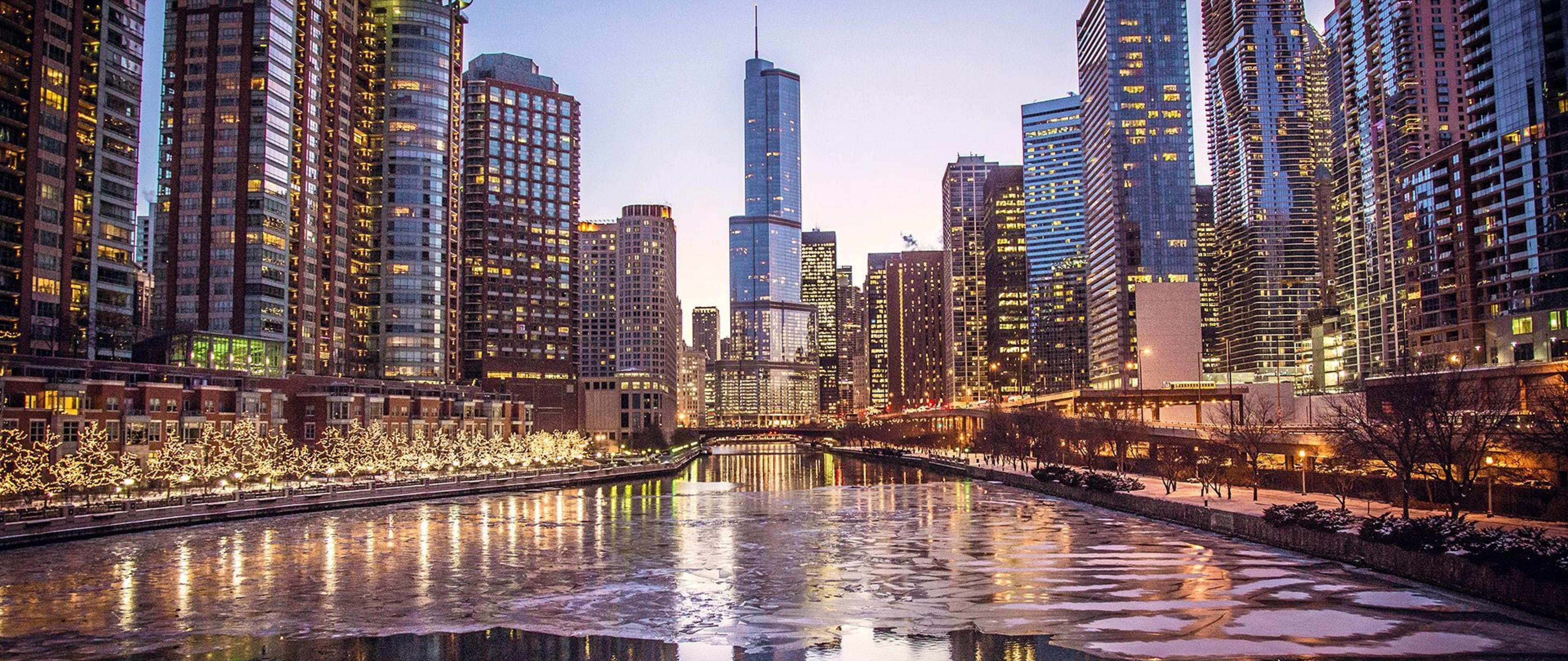 Chicago City Wallpaper For Desktop And Mobiles 4k Ultra HD Wide Tv