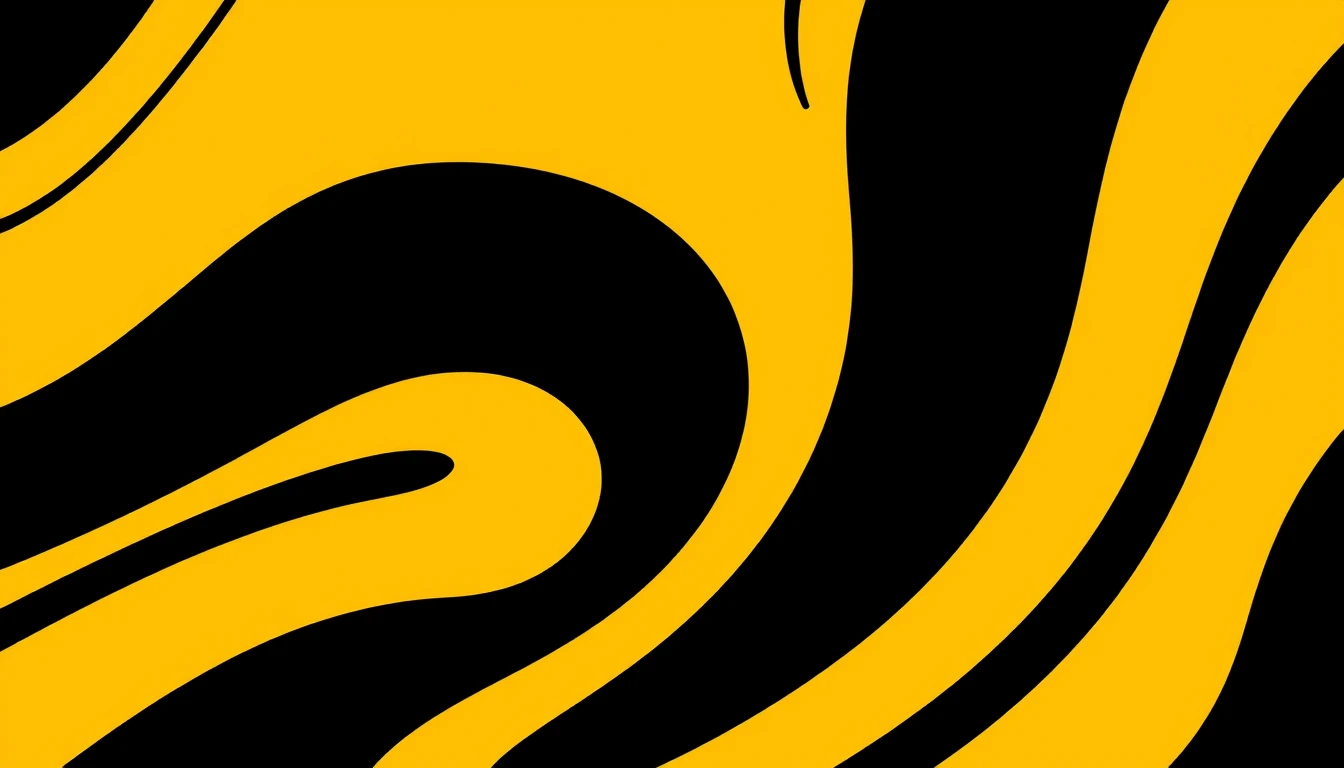 Black And Yellow Hd Wallpaper