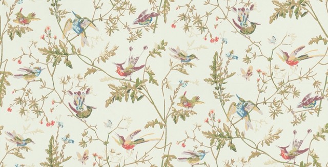 Birds Design Wallpaper Humming