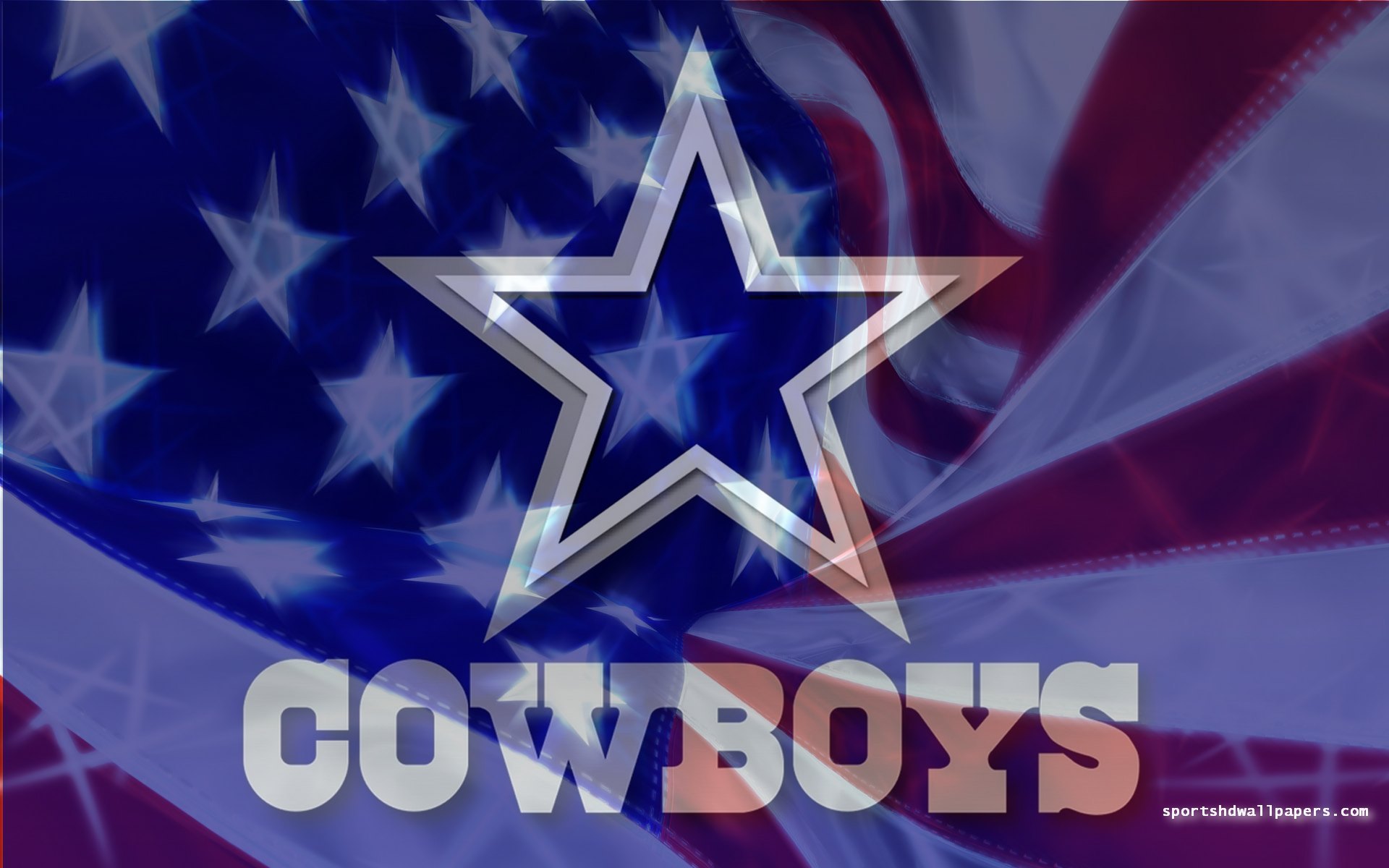 Dallas Cowboys Windy Logo Full HD Desktop Wallpaper Wallinda