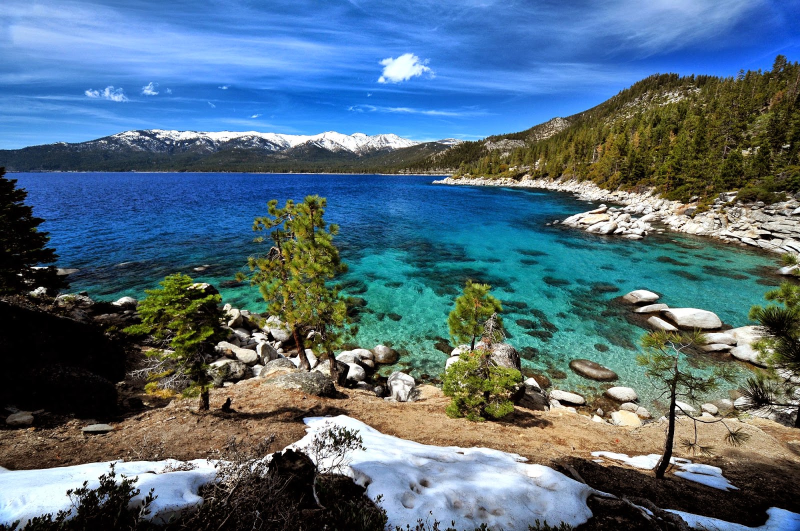 Lake Tahoe California Nevada HD Wallpaper Top