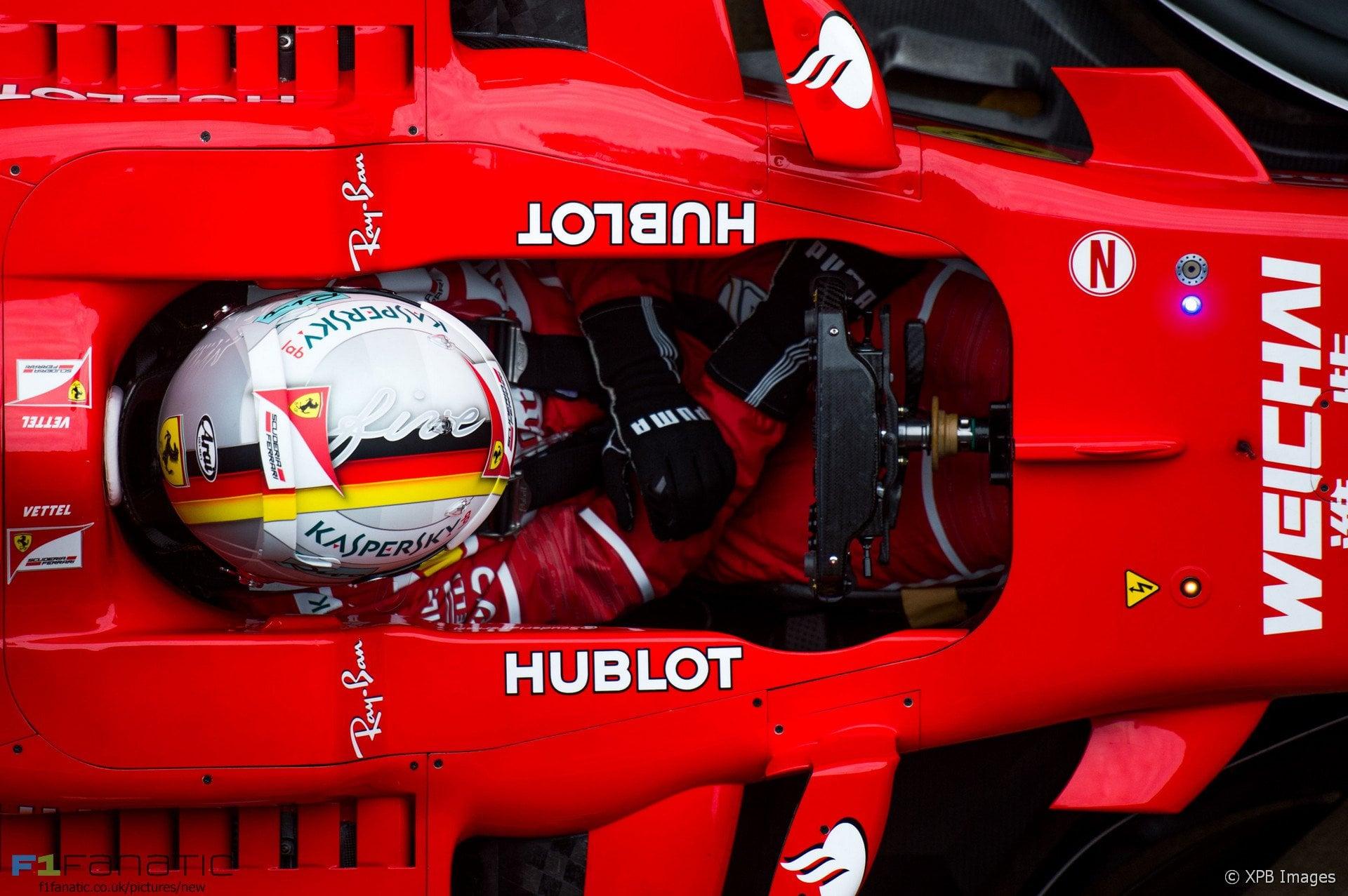 I Just Noticed In This Picture Of Vettel S Cockpit That The