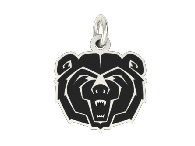 By School Missouri State Bears Logo Charm