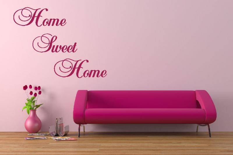 Home sweet home wall sticker 800x532
