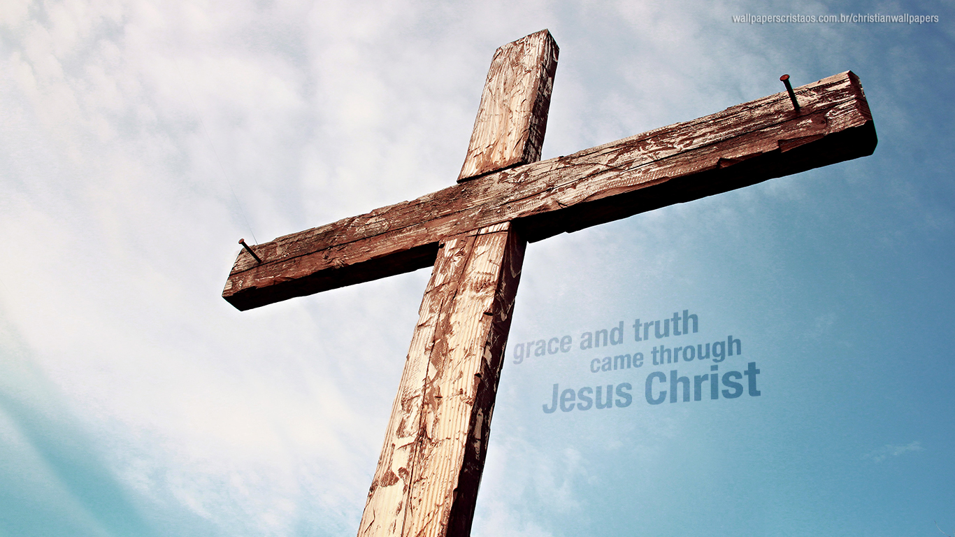 Truth Came Through Jesus Christ Cross Christian Wallpaper HD