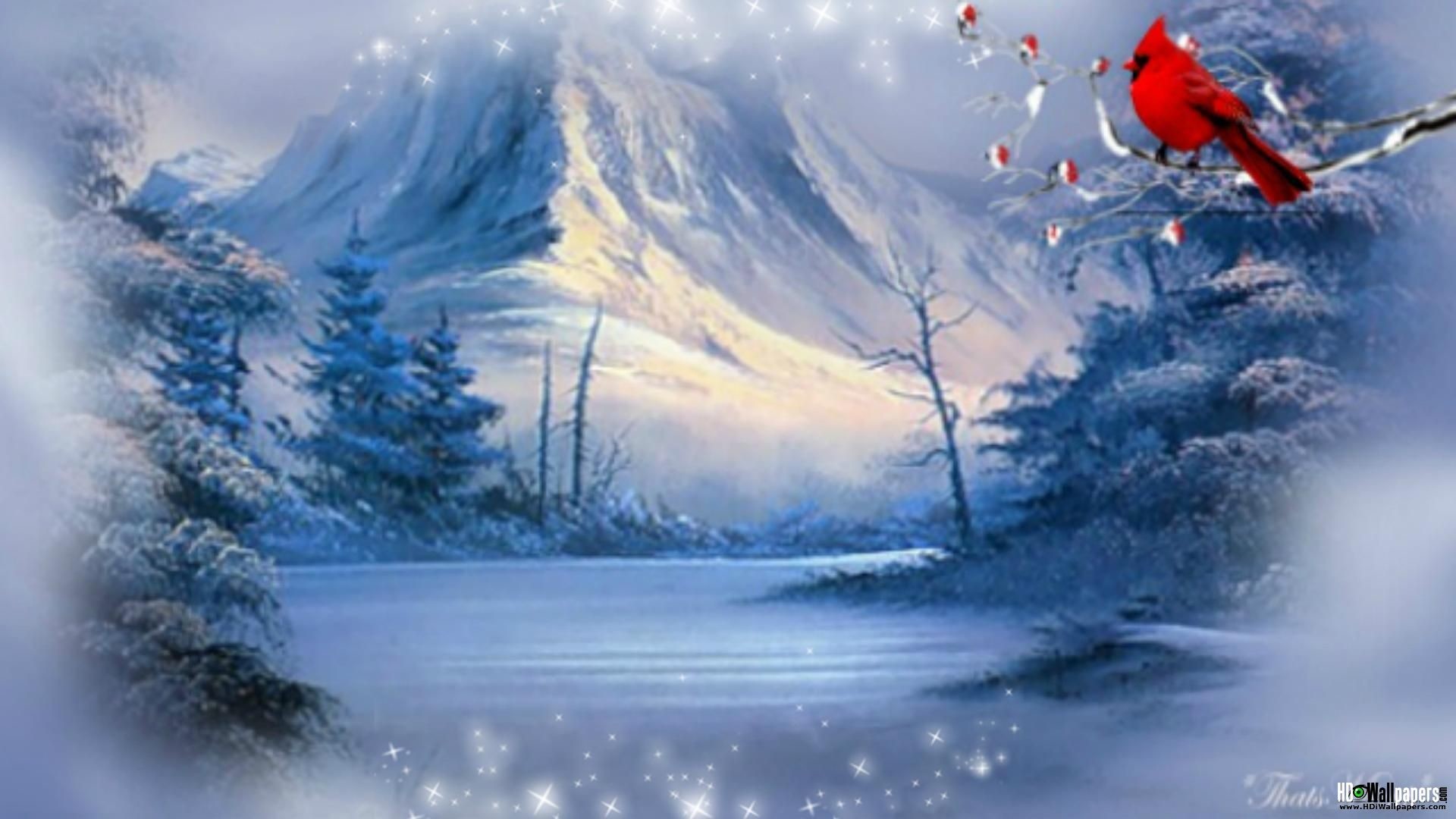 Wallpaper Winter Scenes