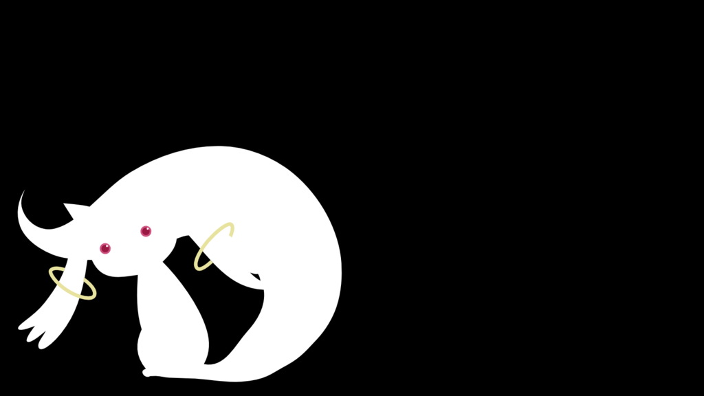 Minimalist Wallpaper Kyubey By Snowedearth