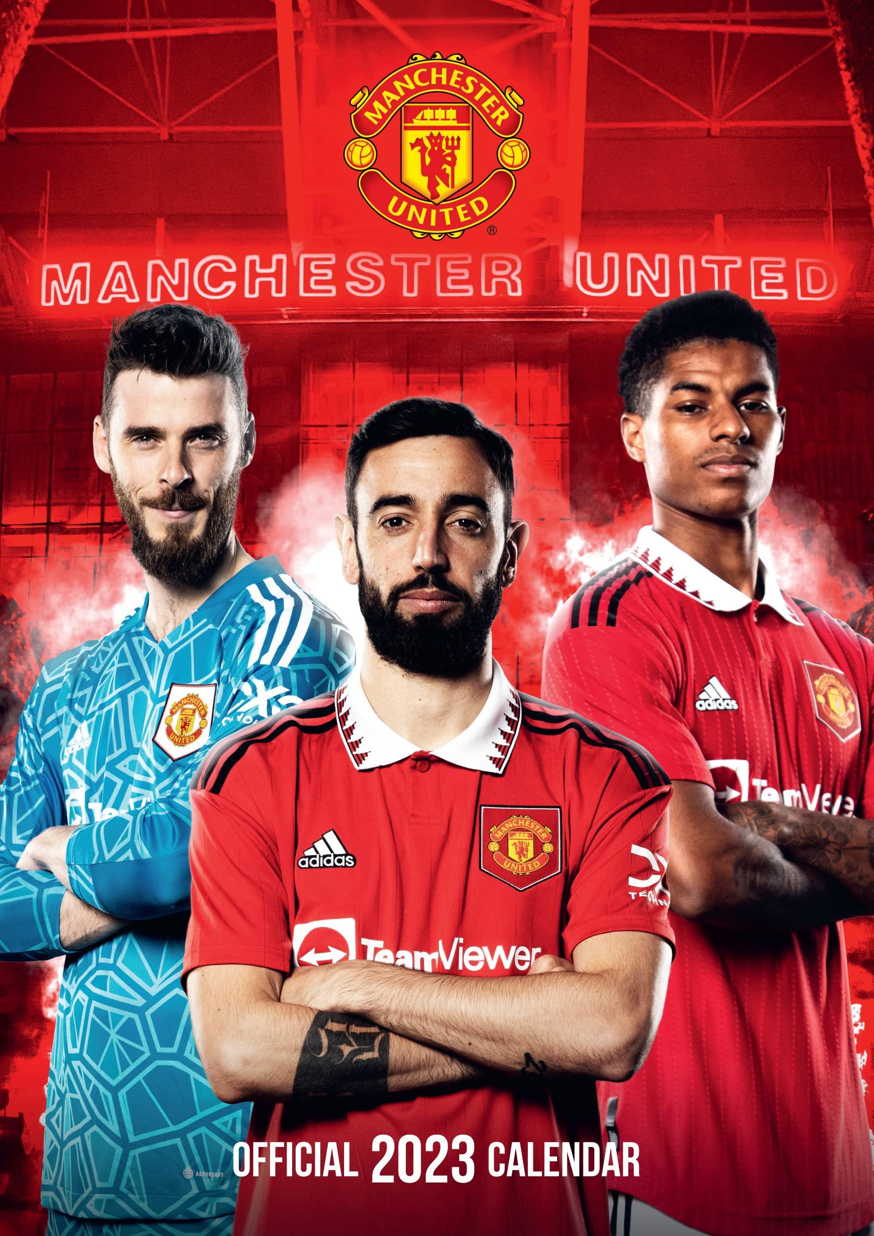 Manchester United FC 2023 A3 Calendar   Amazoncom