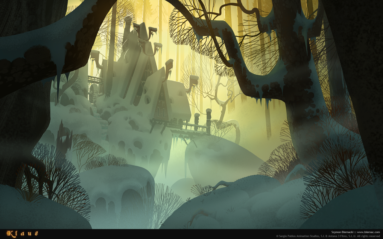 Here S A Background Concept For Klaus House Animation