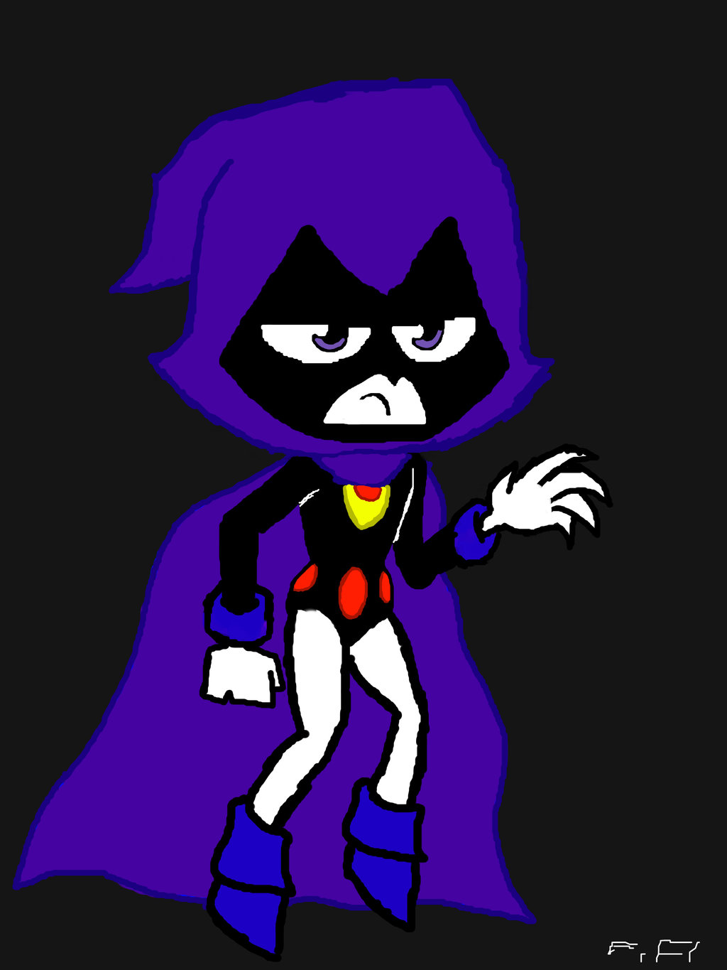 Request Teen Titans Go Raven By Superfifibros