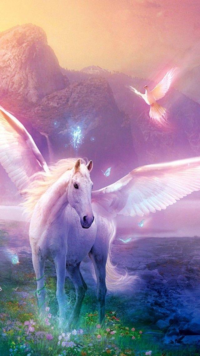 Unicorn iPhone Wallpaper Color Glitter Sparkle Glow