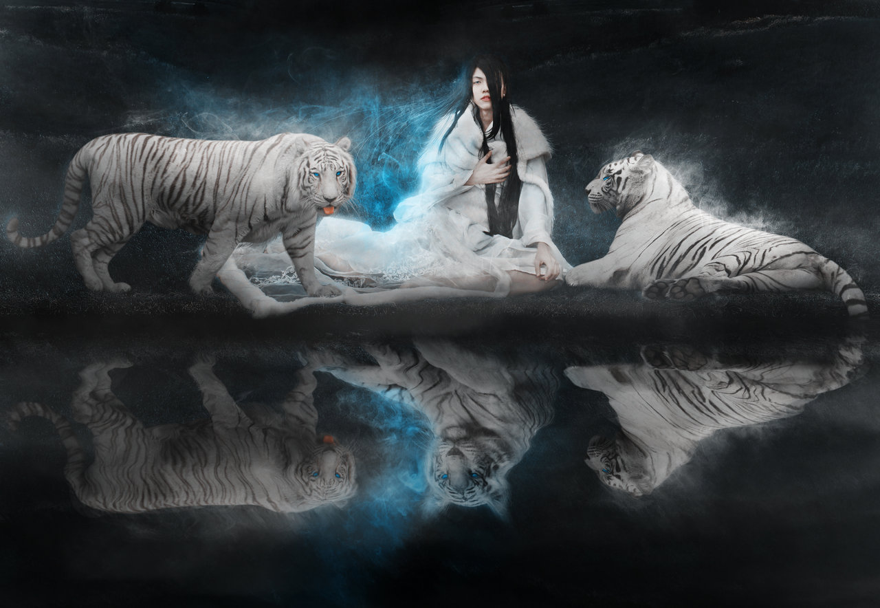 White Tiger By Ruiyujin