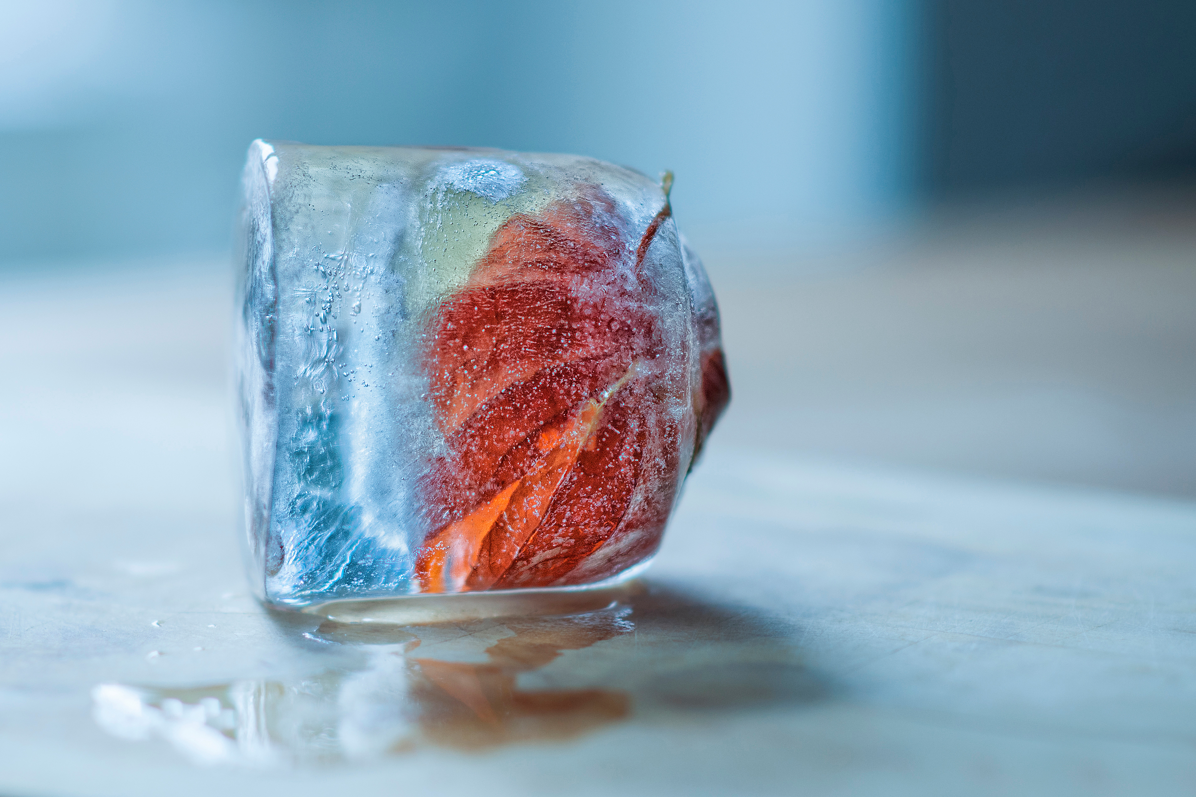 Wallpaper Frozen Ice Cube Minimalism