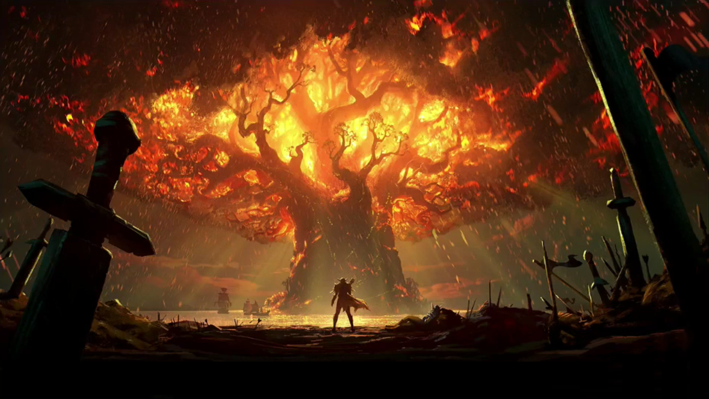 World Of Warcraft Teldrassil On Fire S