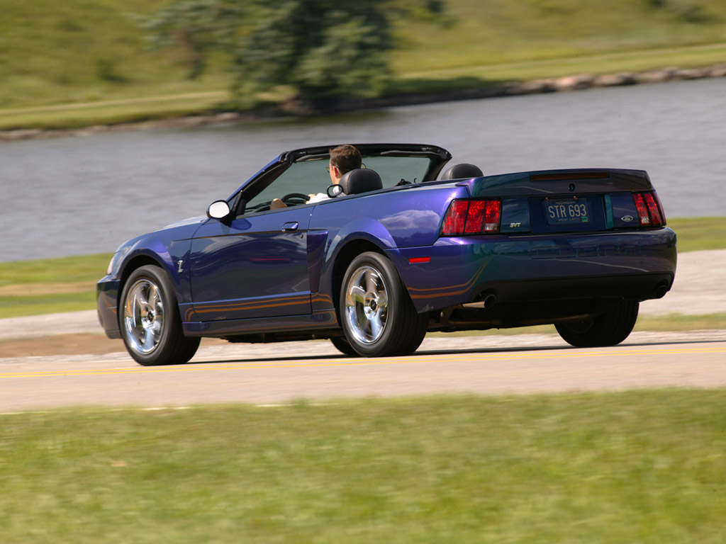 Ford Svt Mustang Cobra Rear Angle Speed Wallpaper