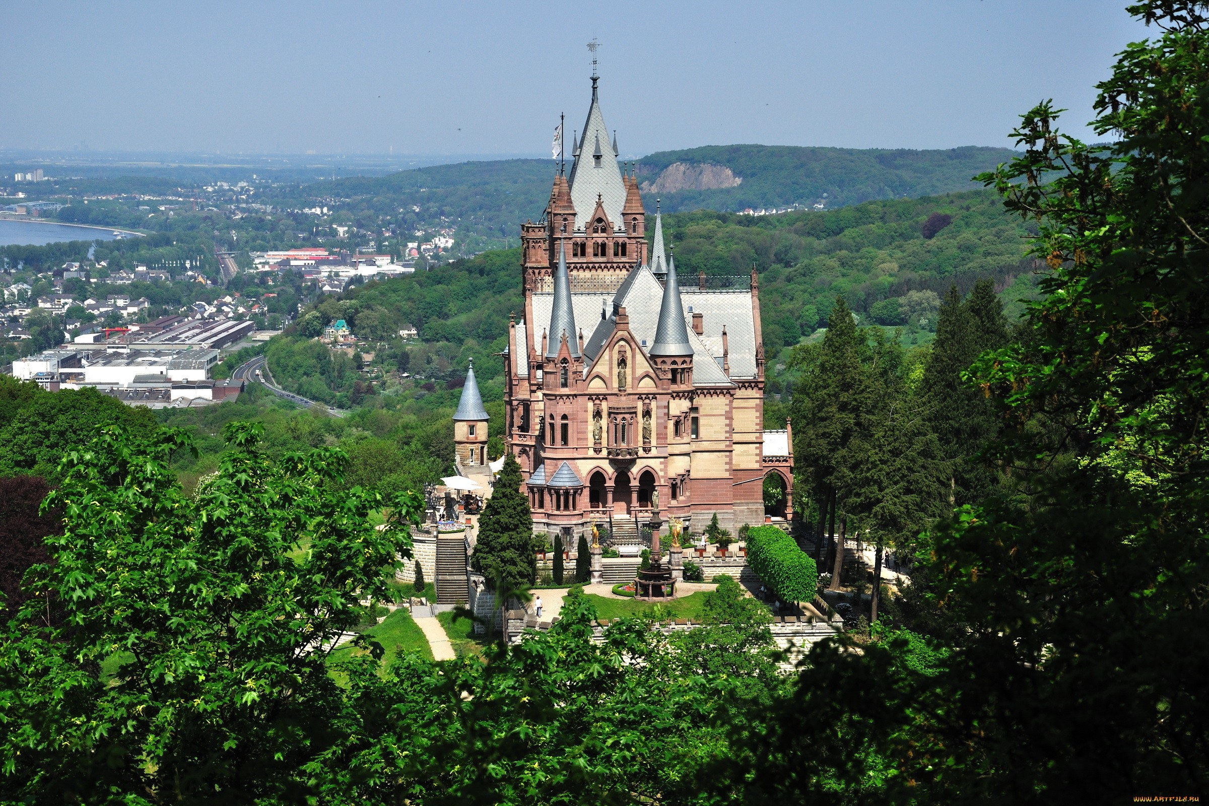 Wallpaper Landscapes Castles Germany Europe Castle