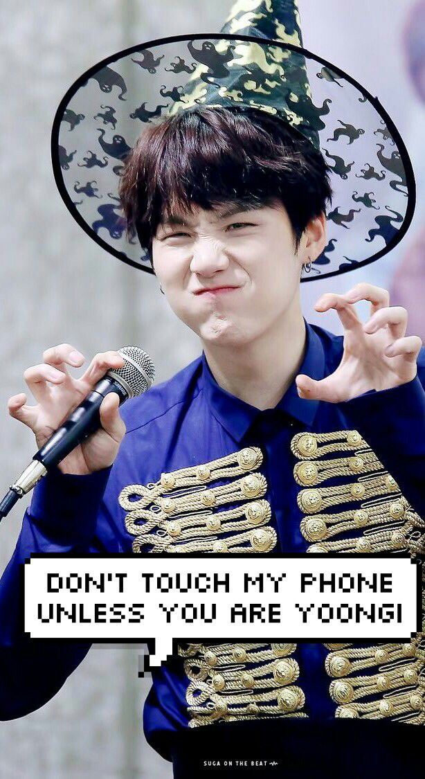 Suga Bts Don T Touch My Phone Yoongi Dont