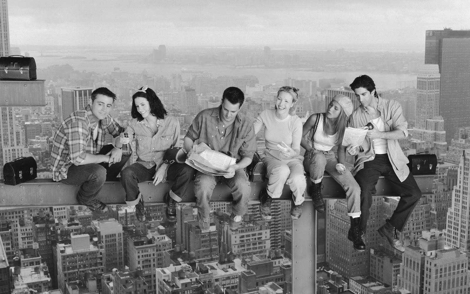 Friends Wallpaper Tv Series Photo Lunch Atop A Skyscraper Photography