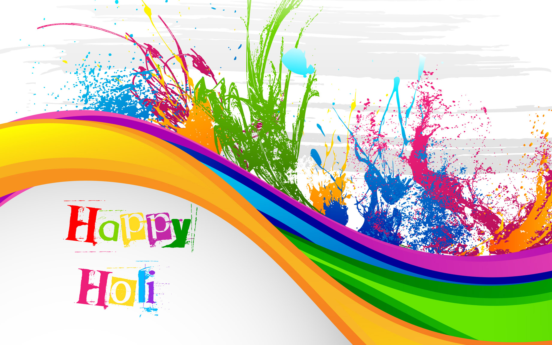 Colors Holiday Holi HD Wallpaper