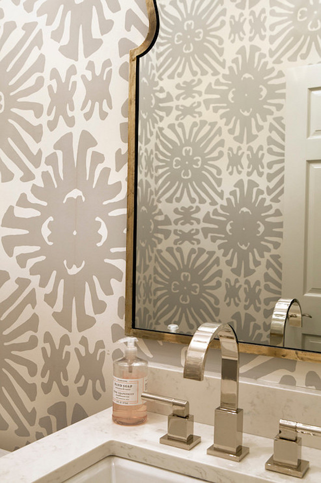 Free download Powder Room Wallpaper Ideas Powder Room with gray