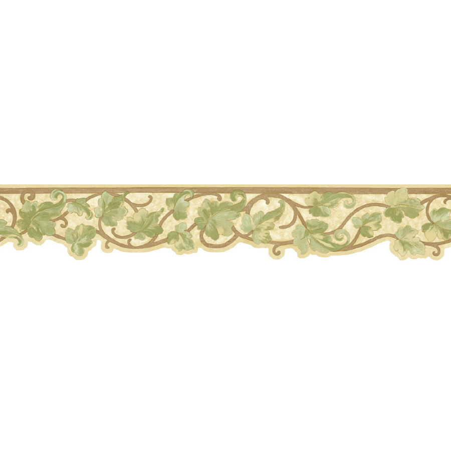 Antique Ivy Scroll Prepasted Wallpaper Border At Lowes