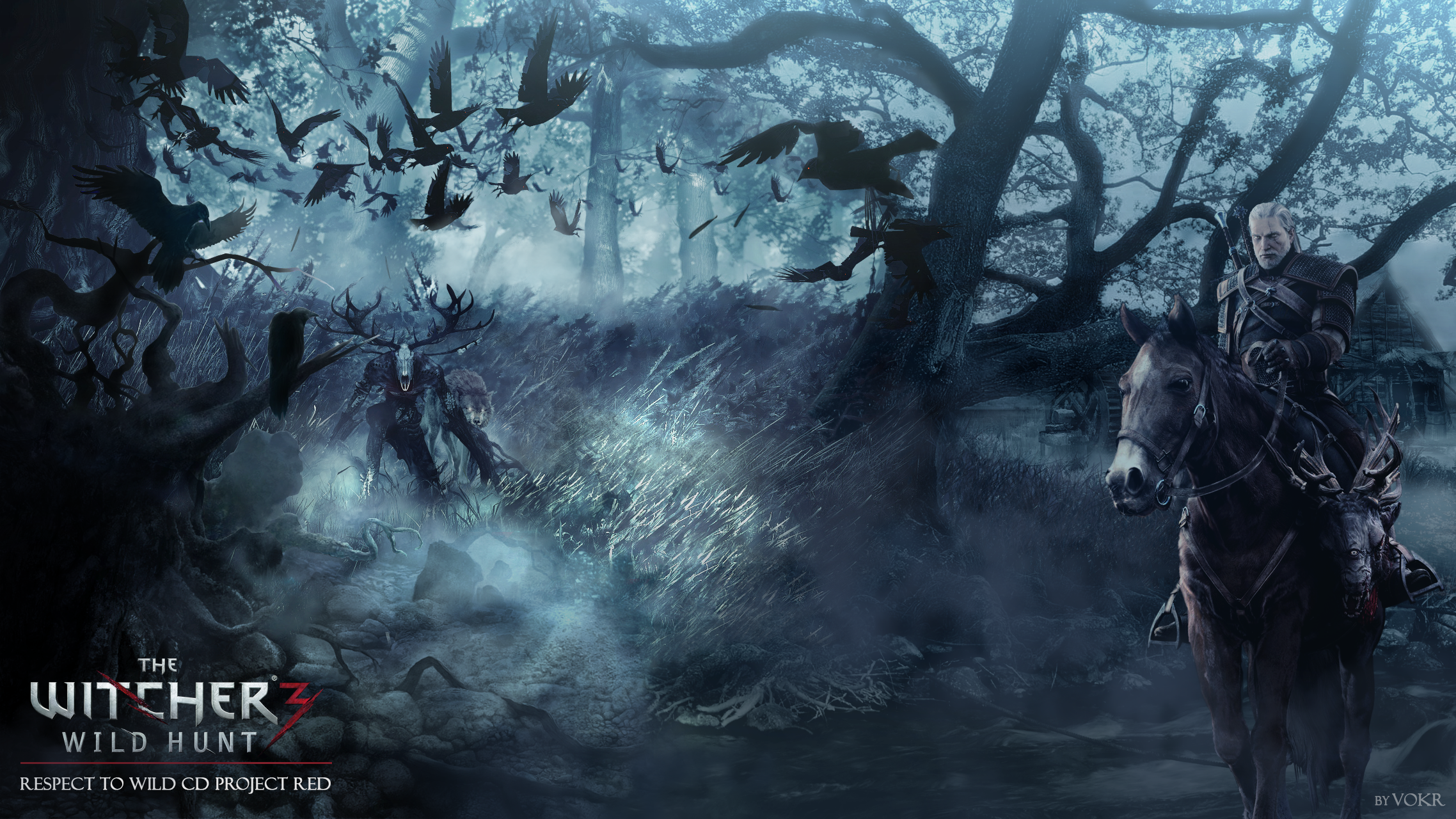 The Witcher Wild Hunt Wallpaper By Vokr Fan Art Games