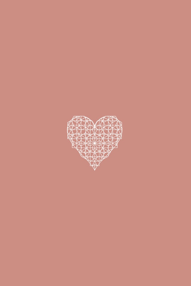 Geometric Love iPhone Wallpaper And 4s
