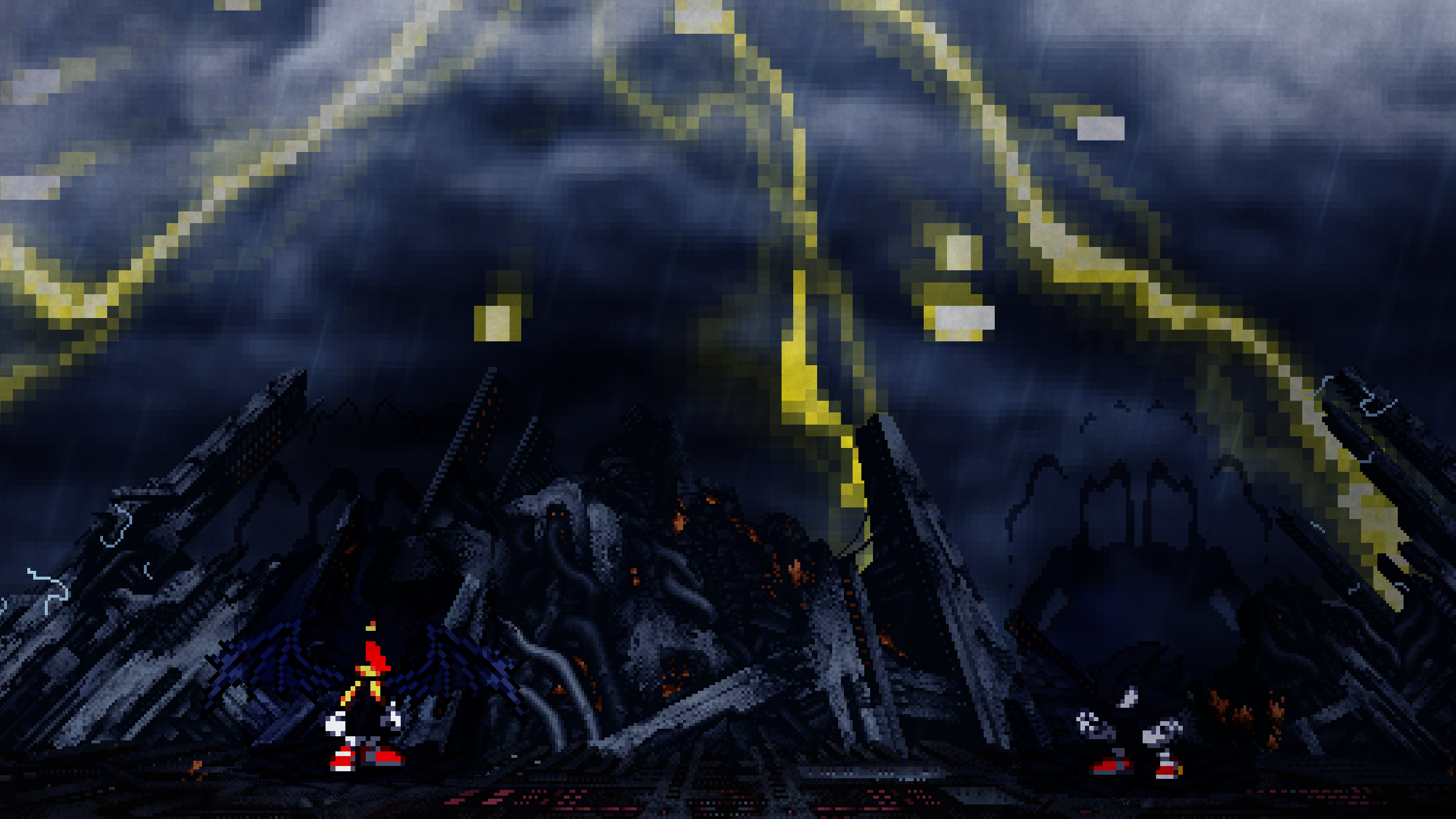 Dark Rage Sonic Vs Super Wallpaper By Scott910 On