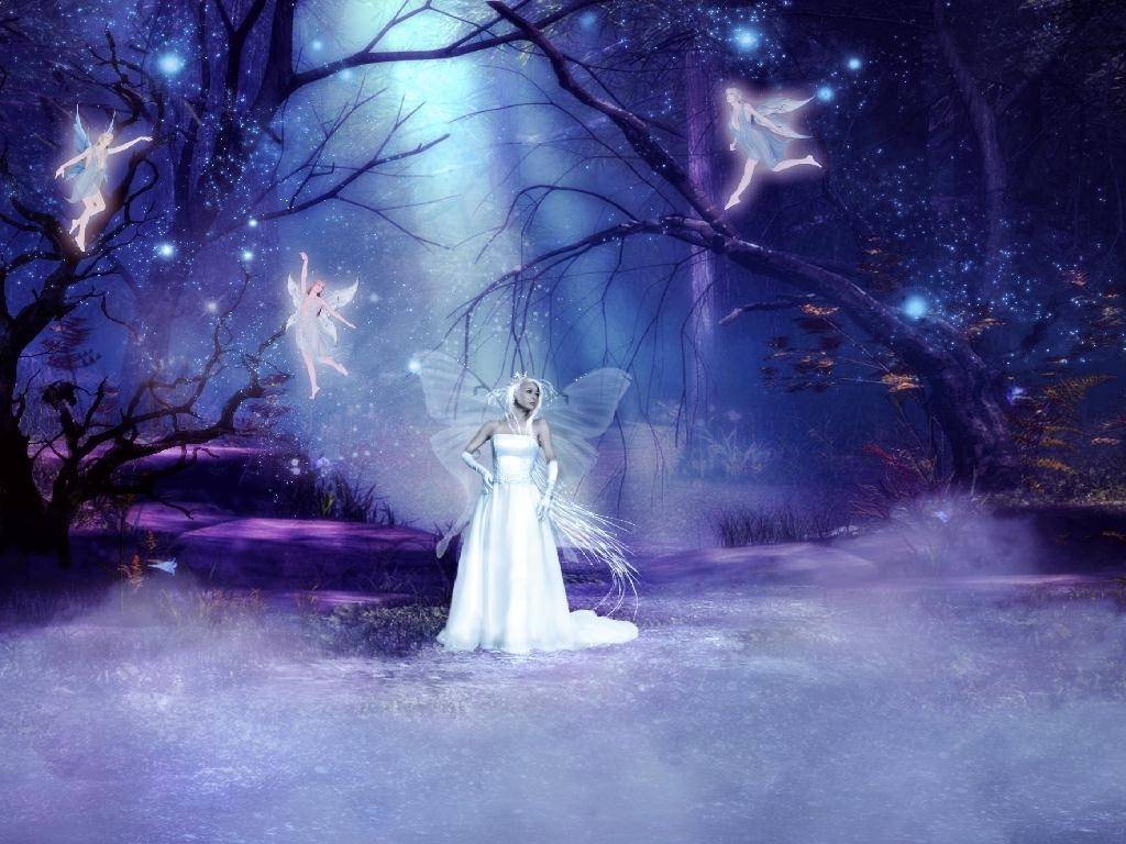 Winter Fairy Wallpaper Desktop High Resolution