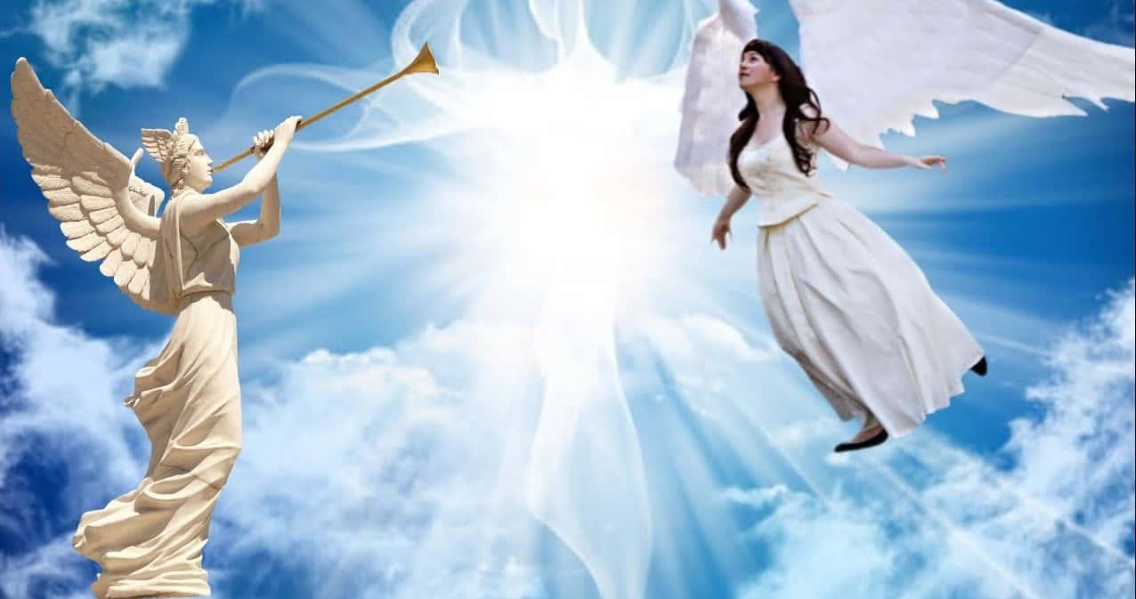 Angels Heaven Background Digital Art Wallpaper