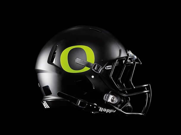 Oregon Ducks Black Football Helmet Nike