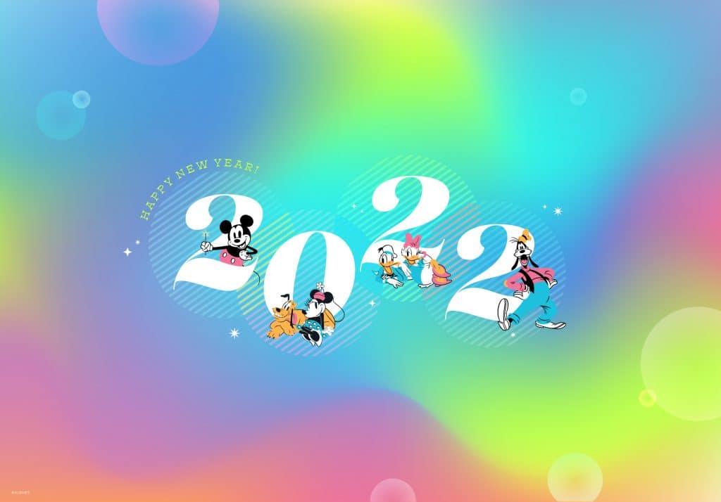 Ring In 2022 with New Digital Wallpaper Featuring Favorite Disney