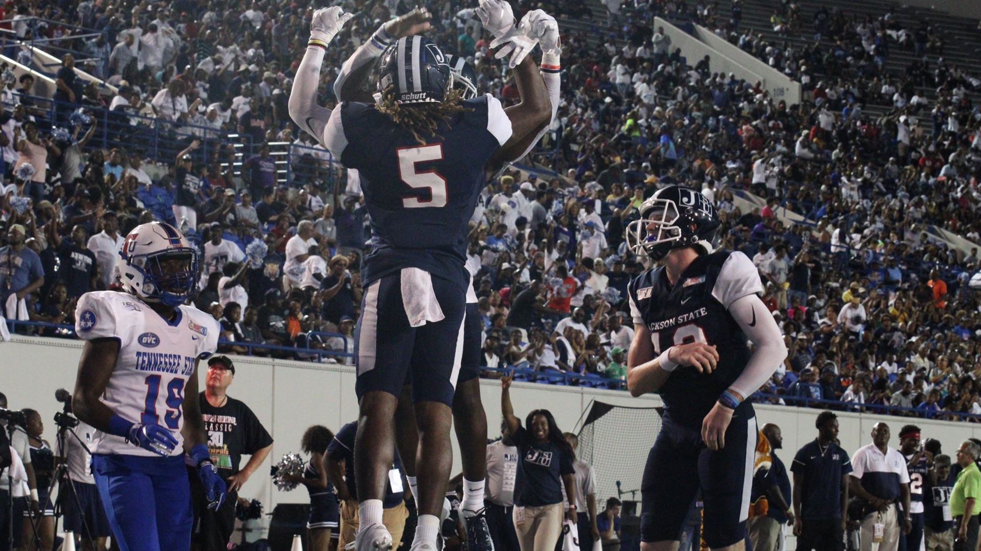 Jackson State Wins High Scoring Battle Over Tennessee