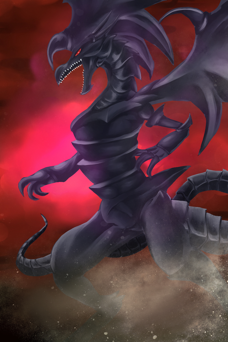 Red Eyes Black Dragon Yu Gi Oh Duel Monsters Mobile Wallpaper