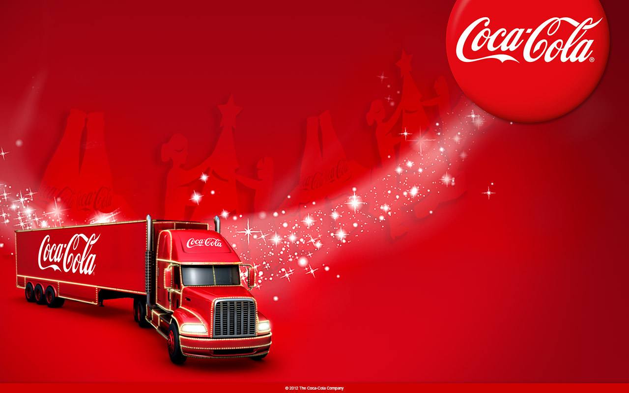 Coca Cola Truck Christmas Wallpaper Space Elephant