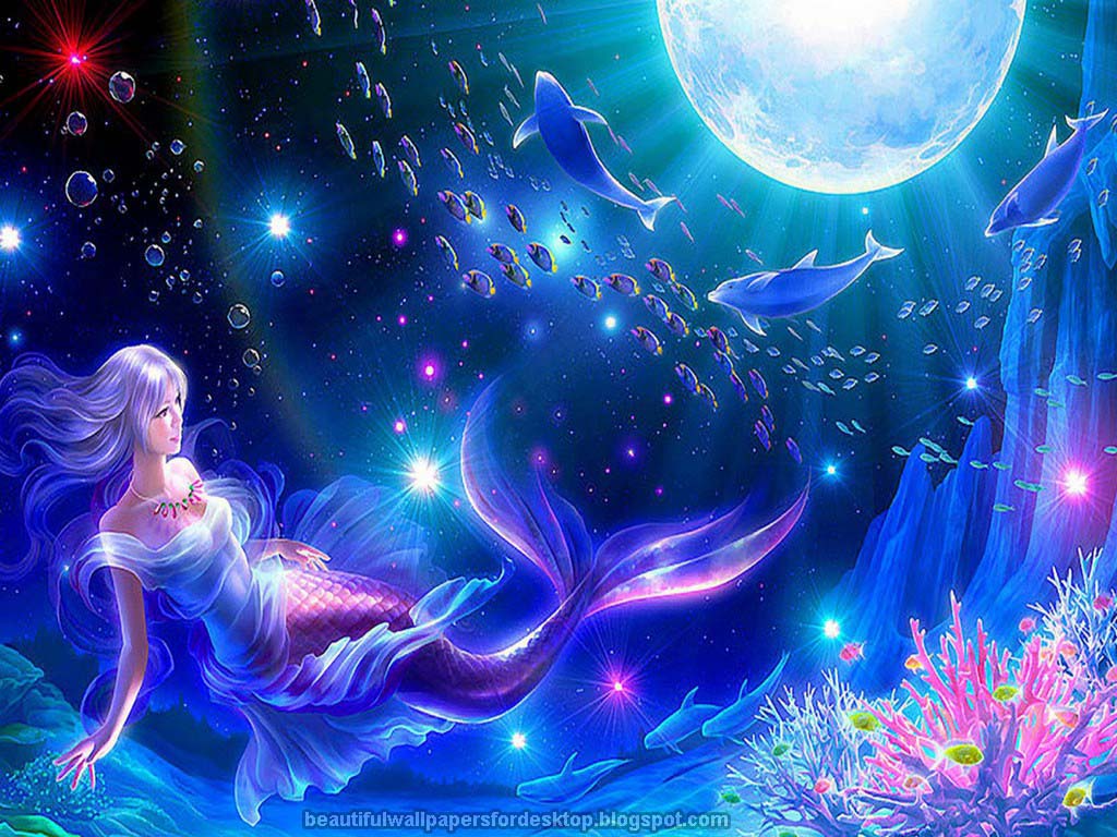 Beautiful Mermaids Wallpaper Neptunes Dreams