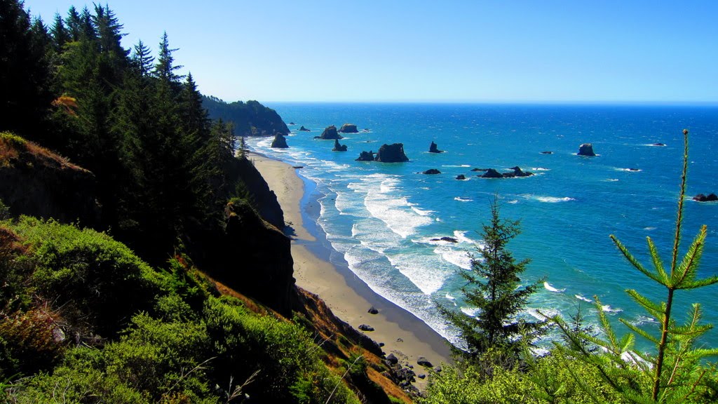 Panoramio Photo Of Oregon Coast Stupenduous Scenery Al Along