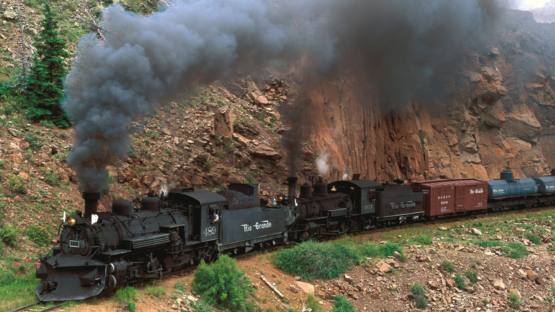 Colorado Steam Wallpaper Train