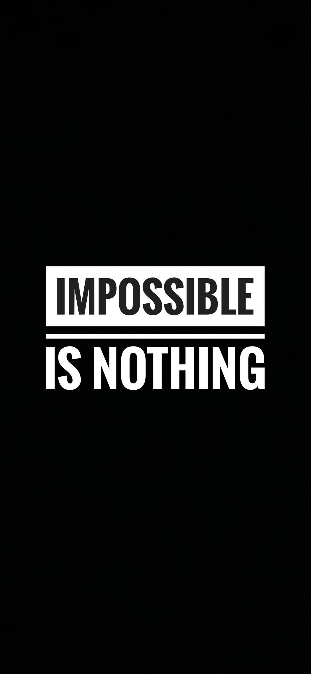 Nothing Impossible Motivational Wallpaper Poster