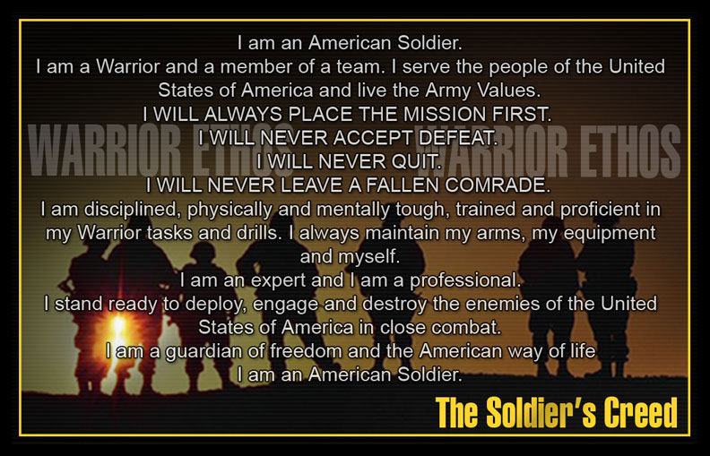 The Soldiers Creed