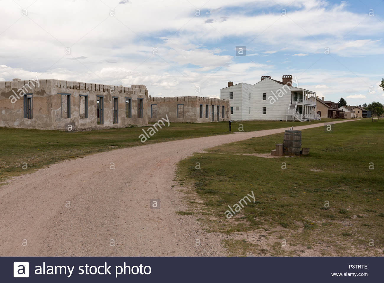 Officers Quarters Ruins And In The Background Old Bedlam