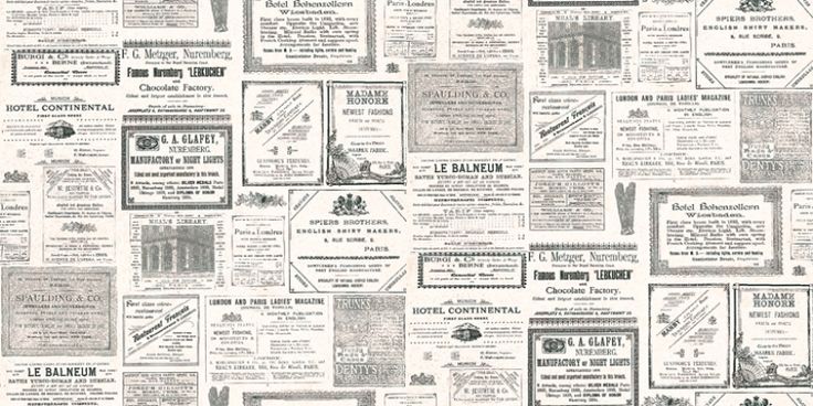 Memories Pa5657 Brewers Wallpaper Old Fashioned Newspaper
