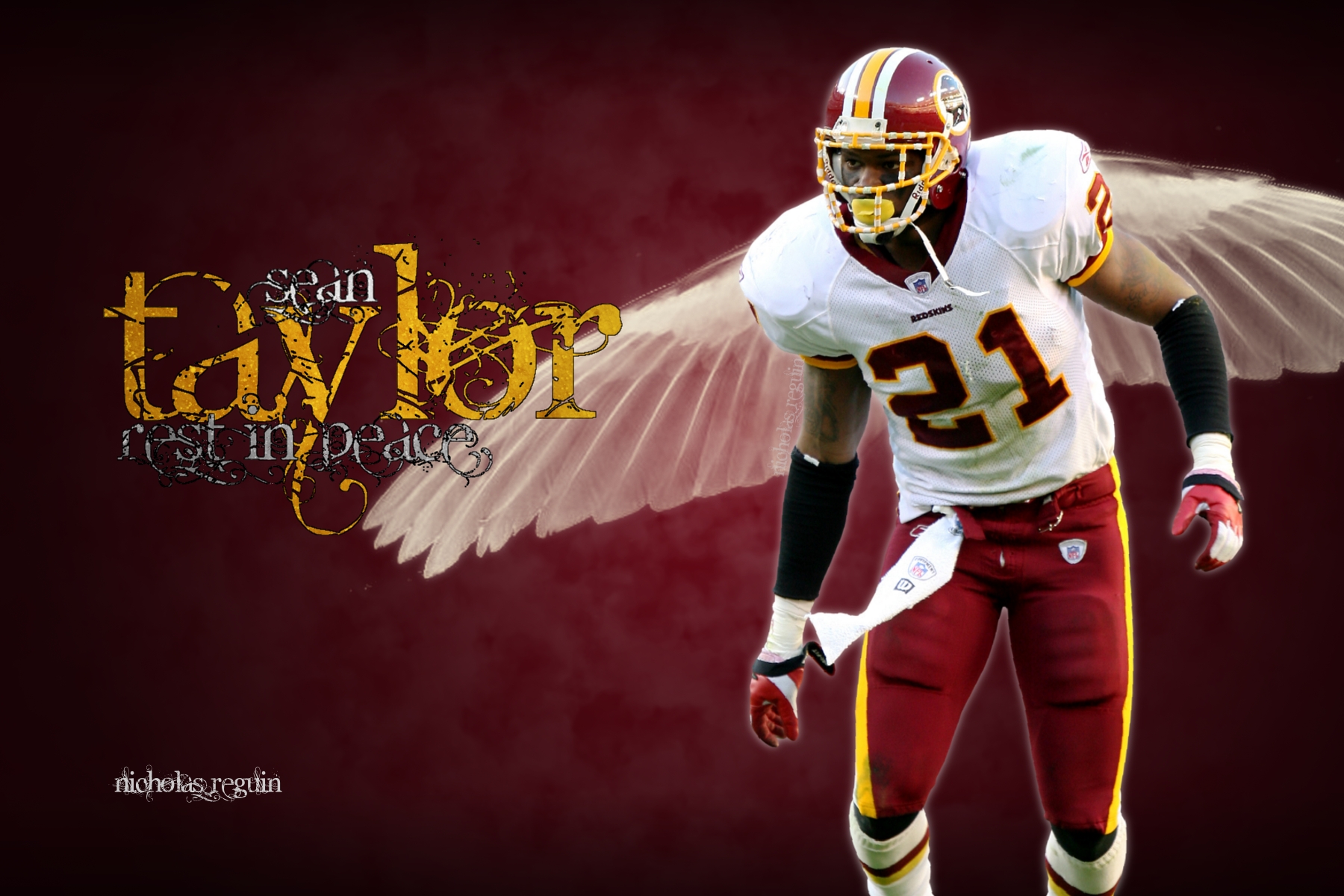 Rest In Peace Sean Taylor Washington Redskins By Fbgnep