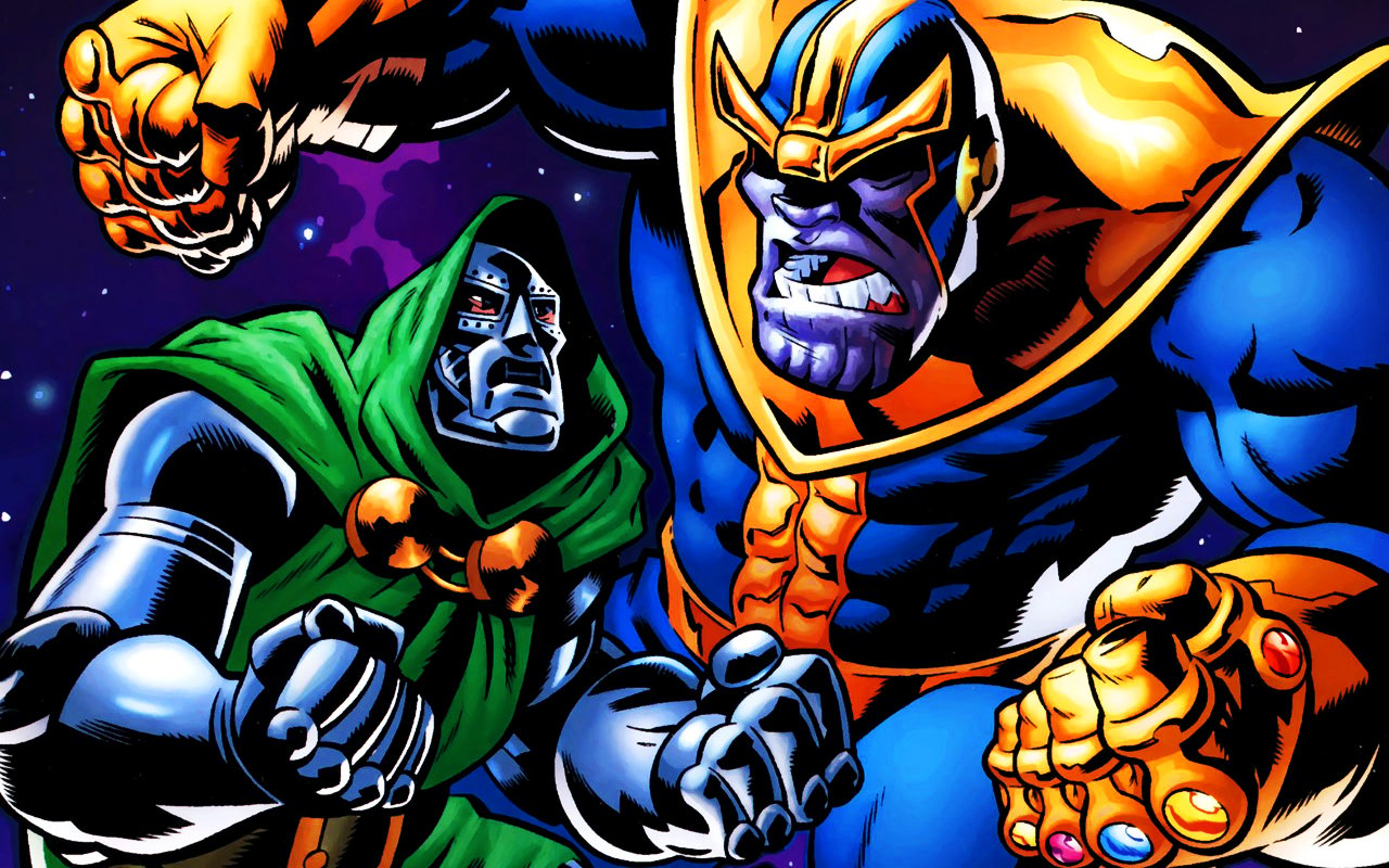 1280800 Dr Doom v Thanos wallpaper Avengers and the Infinity